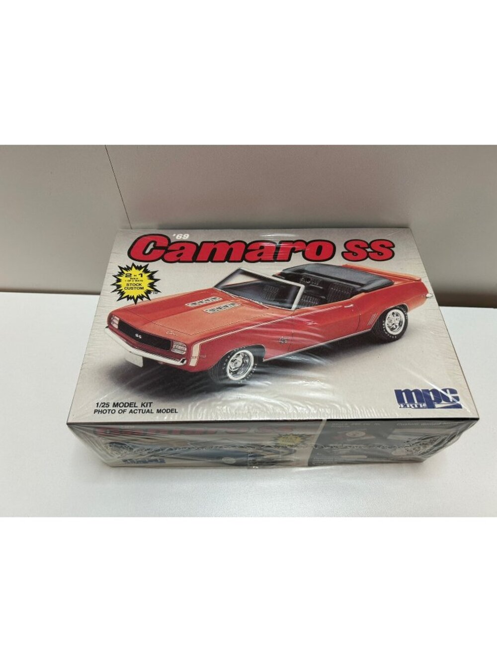 1969 Camaro SS MPC 1:25 Model Kit # 6283 ~ Sealed Box ~ 1987 Issue